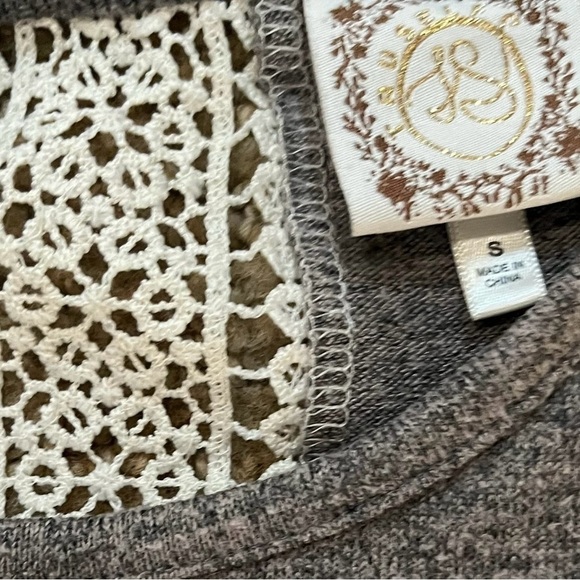 L & S cardigan top tunic boho style multicolored striped cheetah print Small - Picture 10 of 15